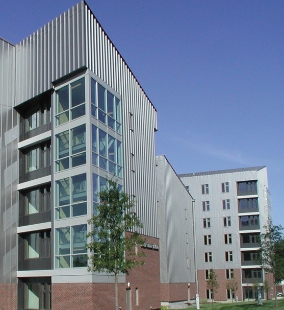 The exterior of Schneider Hall.