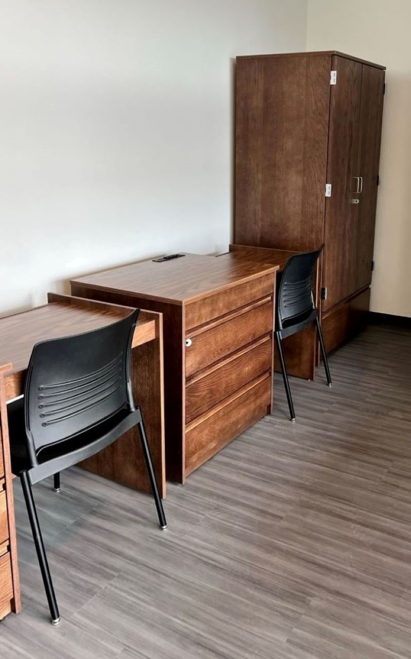 Wardrobe and 2 desk-dressers